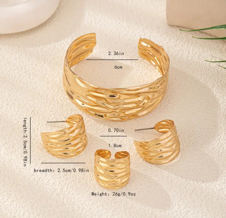 4 Pcs Bohemian Style Bracelet Set