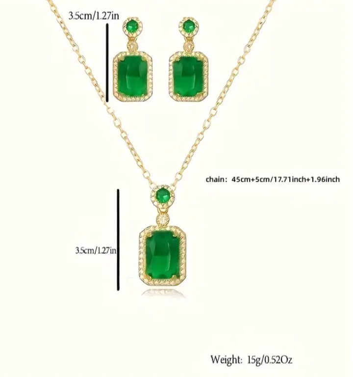 Luxury 2 pcs Jewelry Set