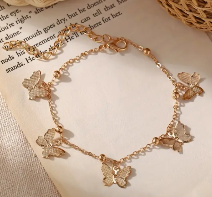 Butterfly Charm Bracelet