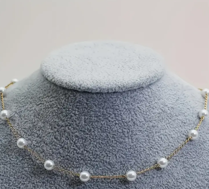 Faux Pearl Necklace