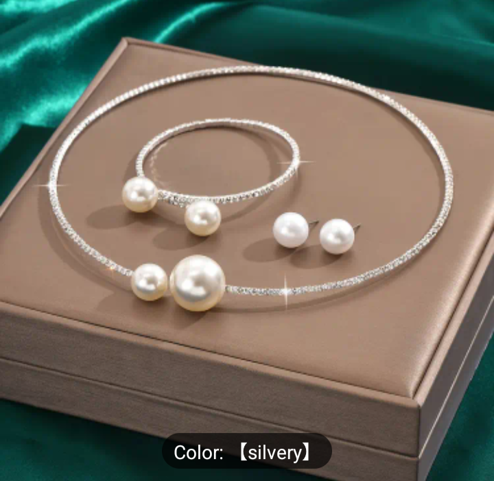 Imitation Pearl Jewelry Set