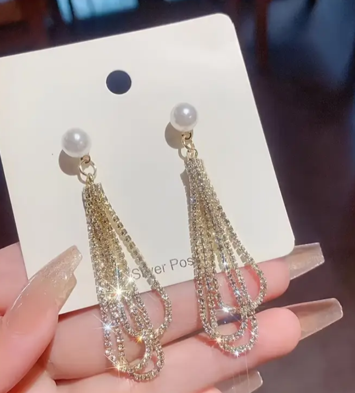 Artificial Pearl Earrings