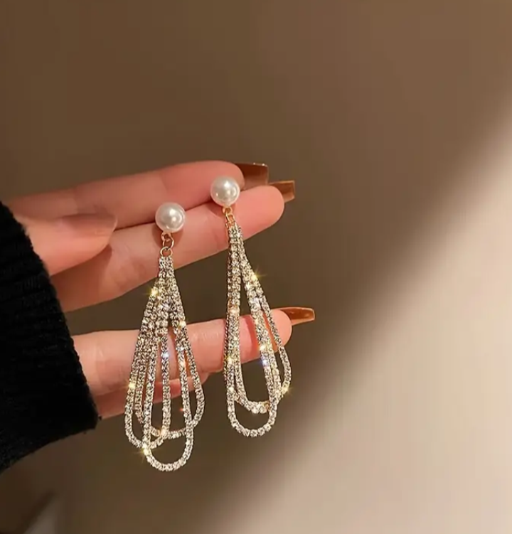 Artificial Pearl Earrings