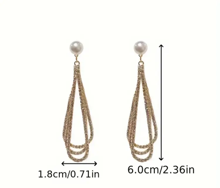 Artificial Pearl Earrings