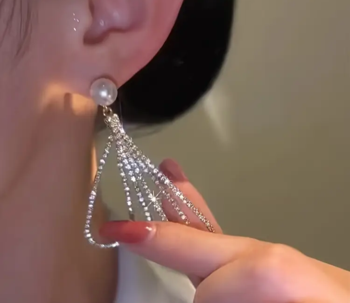 Artificial Pearl Earrings