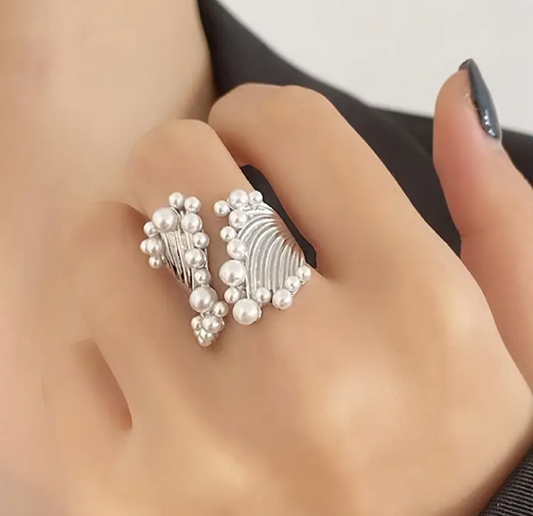 Imitation Pearl Ring
