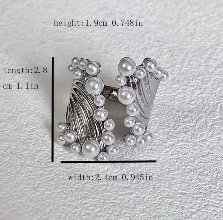 Imitation Pearl Ring