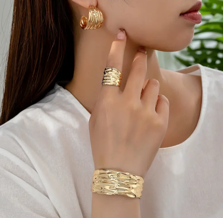 4 Pcs Bohemian Style Bracelet Set