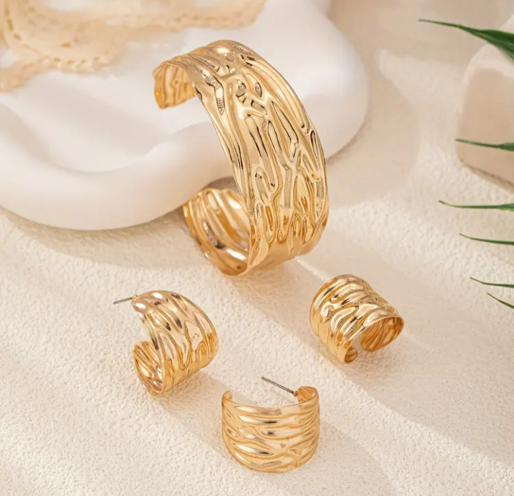 4 Pcs Bohemian Style Bracelet Set
