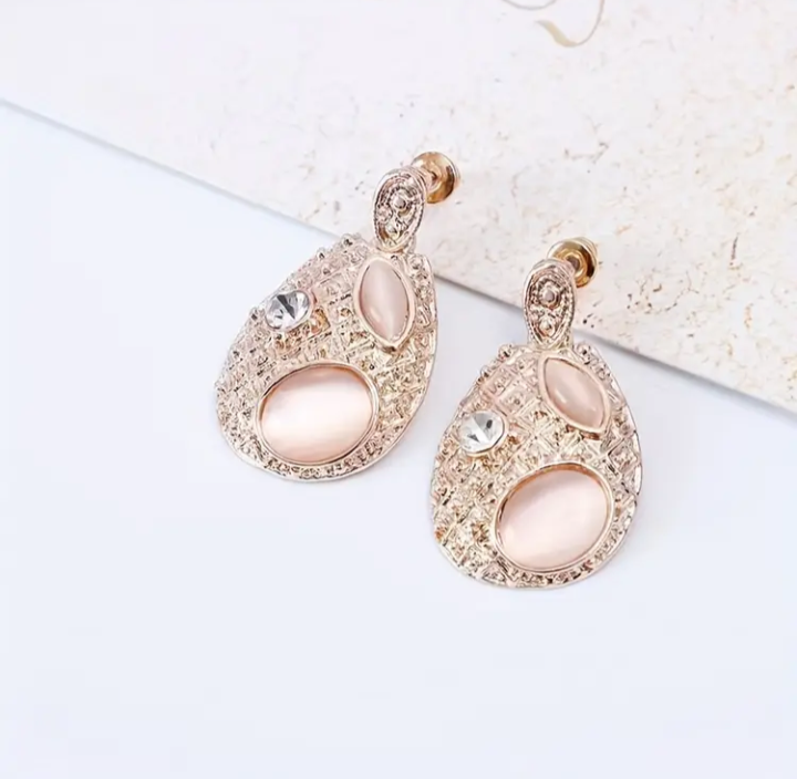 Tribal Style Rose Jewelry Set