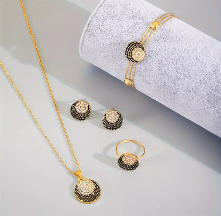 Zinc Alloy Jewelry Set
