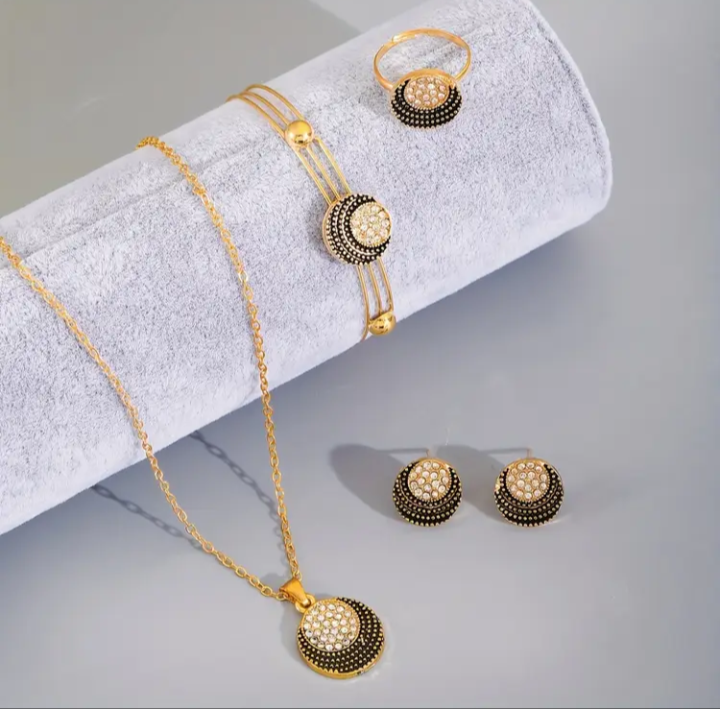 Zinc Alloy Jewelry Set