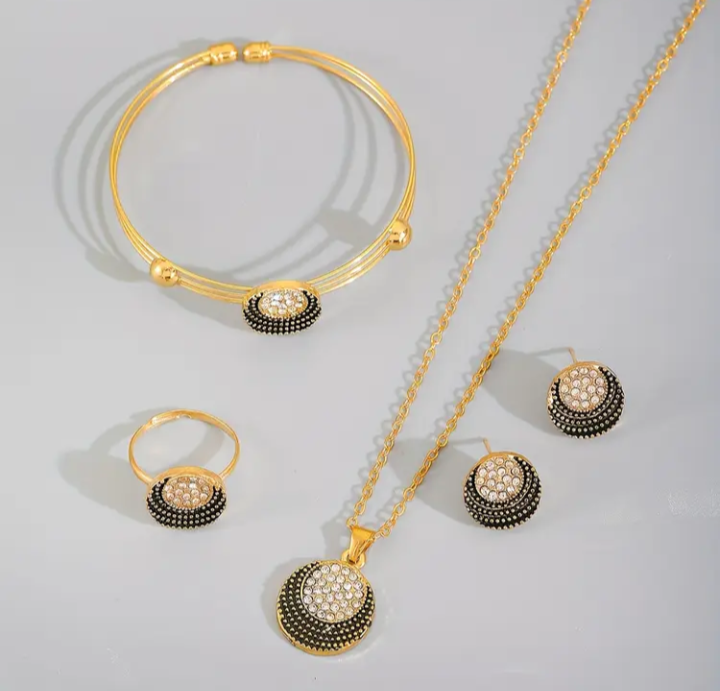 Zinc Alloy Jewelry Set