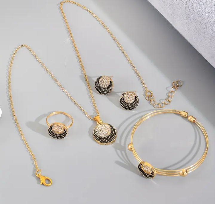 Zinc Alloy Jewelry Set