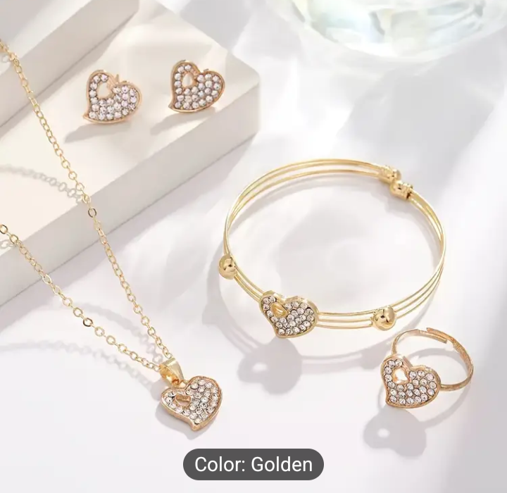 Love Themed Rhinestone Set