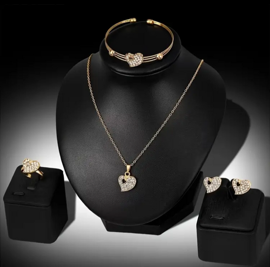 Love Themed Rhinestone Set