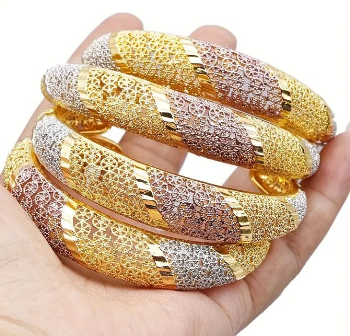 1 Piece Gold Plated Cuff Bracelet